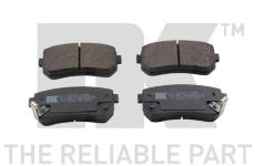 Sada brzdových destiček, parkovací brzda NK 223455