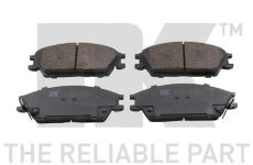 Sada brzdových destiček, kotoučová brzda NK 223457