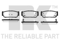 Sada brzdových destiček, kotoučová brzda NK 223510