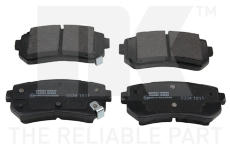 Sada brzdových destiček, parkovací brzda NK 223527