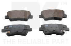 Sada brzdových destiček, kotoučová brzda NK 223531