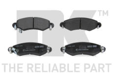 Sada brzdových destiček, kotoučová brzda NK 223623