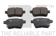 Sada brzdových destiček, kotoučová brzda NK 223653