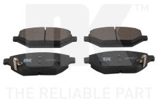 Sada brzdových destiček, kotoučová brzda NK 223658