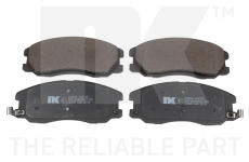 Sada brzdových destiček, kotoučová brzda NK 223659