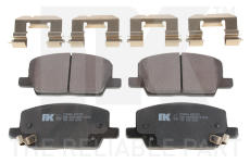 Sada brzdových destiček, kotoučová brzda NK 223664