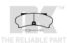 Sada brzdových destiček, kotoučová brzda NK 223724