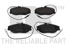 Sada brzdových destiček, kotoučová brzda NK 223737