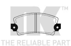 Sada brzdových destiček, parkovací brzda NK 223901