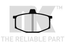 Sada brzdových destiček, kotoučová brzda NK 223911