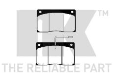 Sada brzdových destiček, kotoučová brzda NK 223921