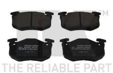 Sada brzdových destiček, kotoučová brzda NK 223924