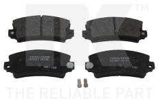 Sada brzdových destiček, kotoučová brzda NK 223932