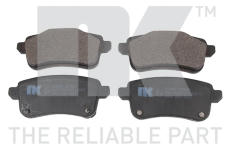 Sada brzdových destiček, kotoučová brzda NK 223976