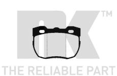 Sada brzdových destiček, kotoučová brzda NK 224006