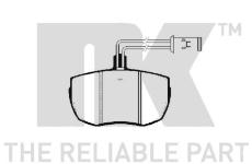 Sada brzdových destiček, kotoučová brzda NK 224011