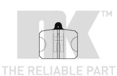 Sada brzdových destiček, parkovací brzda NK 224302