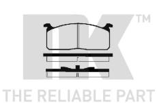 Sada brzdových destiček, kotoučová brzda NK 224507