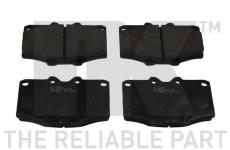 Sada brzdových destiček, kotoučová brzda NK 224509