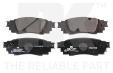 Sada brzdových destiček, kotoučová brzda NK 2245118