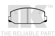 Sada brzdových destiček, kotoučová brzda NK 224512