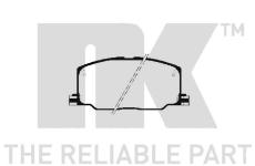 Sada brzdových destiček, kotoučová brzda NK 224515