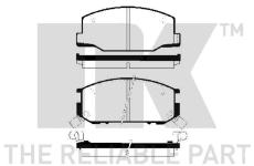 Sada brzdových destiček, kotoučová brzda NK 224524