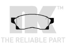 Sada brzdových destiček, kotoučová brzda NK 224529