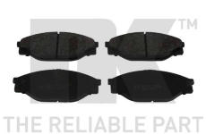 Sada brzdových destiček, kotoučová brzda NK 224533