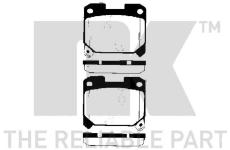 Sada brzdových destiček, kotoučová brzda NK 224541