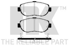 Sada brzdových destiček, kotoučová brzda NK 224543