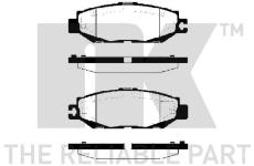 Sada brzdových destiček, kotoučová brzda NK 224544