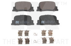 Sada brzdových destiček, kotoučová brzda NK 224597