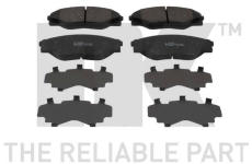 Sada brzdových destiček, kotoučová brzda NK 224598