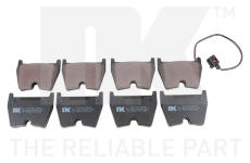 Sada brzdových destiček, kotoučová brzda NK 2247163