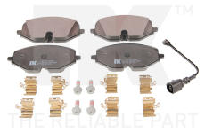 Sada brzdových destiček, kotoučová brzda NK 2247165