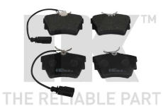 Sada brzdových destiček, kotoučová brzda NK 224747