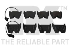 Sada brzdových destiček, kotoučová brzda NK 224785