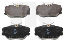 Sada brzdových destiček, kotoučová brzda NK 224807