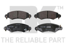 Sada brzdových destiček, kotoučová brzda NK 225216