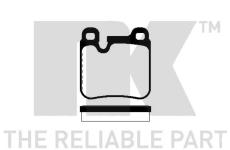 Sada brzdových destiček, parkovací brzda NK 225607