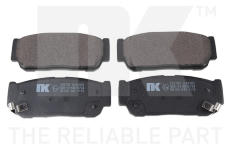 Sada brzdových destiček, kotoučová brzda NK 225705