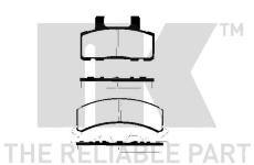 Sada brzdových destiček, kotoučová brzda NK 229210