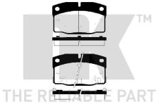 Sada brzdových destiček, kotoučová brzda NK 229211