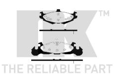 Sada brzdových destiček, kotoučová brzda NK 229302