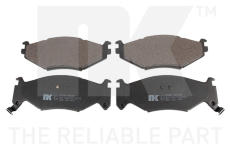 Sada brzdových destiček, kotoučová brzda NK 229307