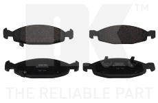 Sada brzdových destiček, kotoučová brzda NK 229322