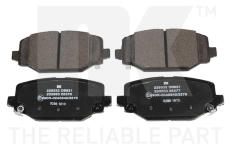 Sada brzdových destiček, kotoučová brzda NK 229332