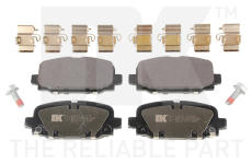 Sada brzdových destiček, kotoučová brzda NK 229341