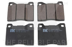 Sada brzdových destiček, kotoučová brzda NK 229904